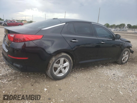 2015 Kia Optima LX with VIN 5XXGM4A75FG393300, listed as a Copart auction lot 60543805 with 167,172 mi miles and Clean title. Bid and sale history available at DreamBid. Image 3.