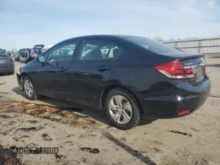 2015 Honda Civic Sedan LX with VIN 19XFB2F55FE259442, listed as a Copart auction lot 43246975 with 87,205 mi miles and Salvage Title. Bid and sale history available at carsss.com. Image 2.