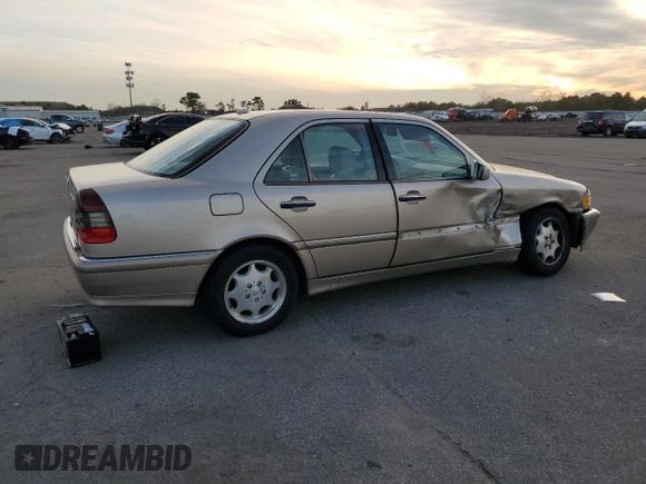 2000 Mercedes-Benz C 230 Kompressor with VIN WDBHA24G1YA835516, listed as a Copart auction lot 82915994 with Not Provided miles and Salvage Title. Bid and sale history available at carsss.com. Image 3.