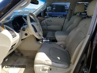 2012 Infiniti QX56 8-passenger with VIN JN8AZ2NC4C9317535, listed as a Copart auction lot 69211014 with 157,117 mi miles and Clean Title. Bid and sale history available at carsss.com. Image 7.