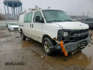 2003 Chevrolet Express Cargo z VIN 1GCHG35UX31215671, wystawiony jako Copart lot #47571675 z przebiegiem Nie podano mil oraz Szkoda całkowita • Salvage title. Historia ofert i sprzedaży dostępna na DreamBid. Obrazek 12.