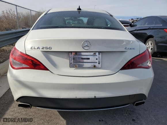 2015 Mercedes-Benz CLA-Class CLA 250 with VIN WDDSJ4GB8FN198221, listed as a Copart auction lot 41403665 with 118,664 mi miles and Salvage Title. Bid and sale history available at carsss.com. Image 6.