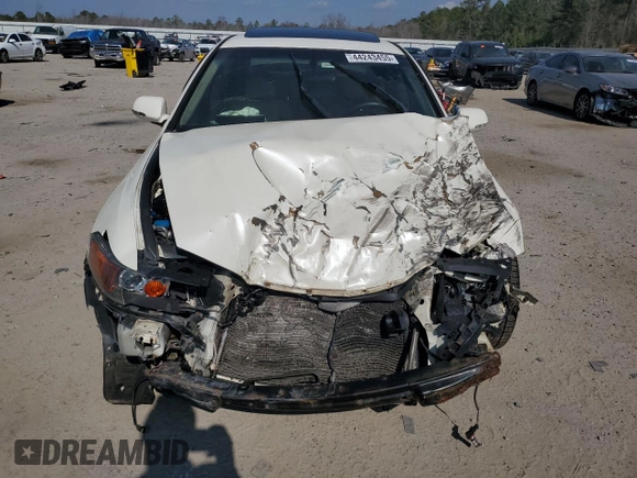 2004 Acura TSX w/Navigation with VIN JH4CL96954C027695, listed as a Copart auction lot 44243455 with Not provided miles and Salvage title. Bid and sale history available at DreamBid. Image 5.
