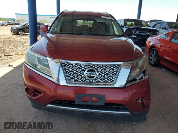 2016 Nissan Pathfinder S with VIN 5N1AR2MNXGC660725, listed as a Copart auction lot 61164915 with 125,134 mi miles and Salvage title. Bid and sale history available at DreamBid. Image 5.