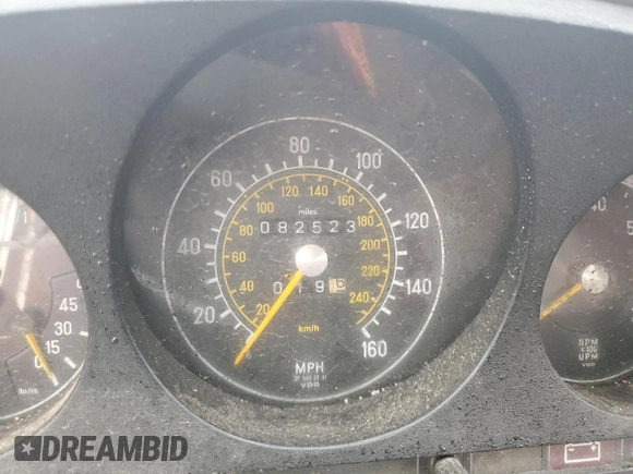 1972 Mercedes-Benz E with VIN 10704412000808, listed as a Copart auction lot 55909485 with 82,523 mi miles and Non Repairable. Bid and sale history available at DreamBid. Image 9.