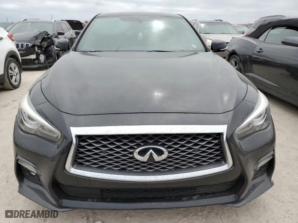 2020 Infiniti Q50 RED SPORT 400 with VIN JN1FV7AP9LM630390, listed as a Copart auction lot 76655404 with NaN miles and Non Repairable. Bid and sale history available at carsss.com. Image 5.