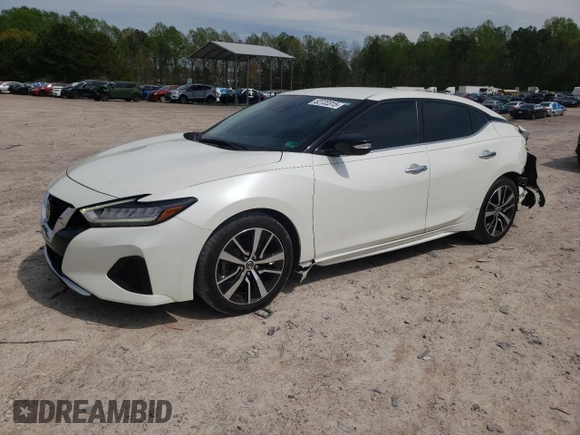 2021 Nissan Maxima SV z VIN 1N4AA6CV2MC515622, wystawiony jako Copart lot #52722315 z przebiegiem 27 807 mil mil oraz Szkoda całkowita • Salvage title. Historia ofert i sprzedaży dostępna na DreamBid. Obrazek 1.
