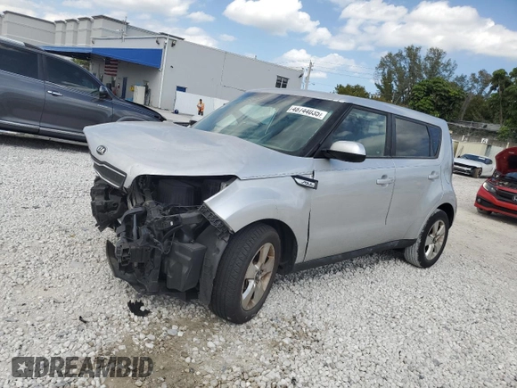2017 Kia Soul with VIN KNDJN2A21H7453483, listed as a Copart auction lot 48744035 with 61,848 mi miles and Salvage Title. Bid and sale history available at carsss.com. Image 1.
