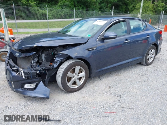 2015 Kia Optima LX with VIN 5XXGM4A75FG433164, listed as a IAAI auction lot 42537071 with 147,214 mi miles and . Bid and sale history available at DreamBid. Image 2.