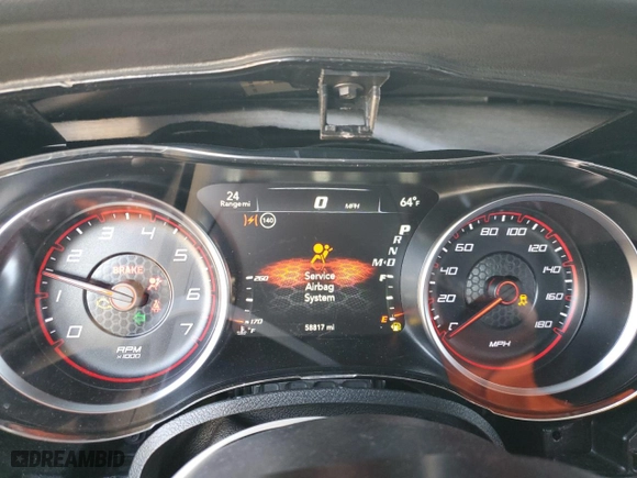 2020 Dodge Charger Scat Pack Widebody with VIN 2C3CDXGJ2LH174021, listed as a Copart auction lot 79707354 with 58,817 mi miles and Non Repairable. Bid and sale history available at carsss.com. Image 9.