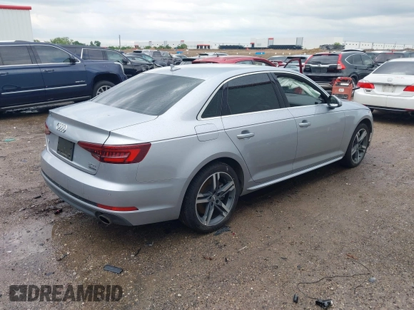 2018 Audi A4 Premium Plus z VIN WAUENAF43JN012300, wystawiony jako IAAI lot #42175129 z przebiegiem 89 521 mil mil oraz . Historia ofert i sprzedaży dostępna na DreamBid. Obrazek 4.