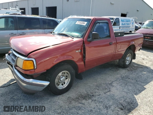 1997 Ford Ranger XLT with VIN 1FTCR10X0VUD13894, listed as a Copart auction lot 72153354 with 178,752 mi miles and Salvage Title. Bid and sale history available at carsss.com. Image 1.