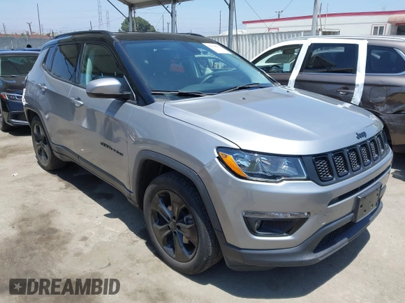 2019 Jeep Compass Latitude with VIN 3C4NJCBBXKT613848, listed as a IAAI auction lot 42598962 with 47,550 mi miles and . Bid and sale history available at DreamBid. Image 1.