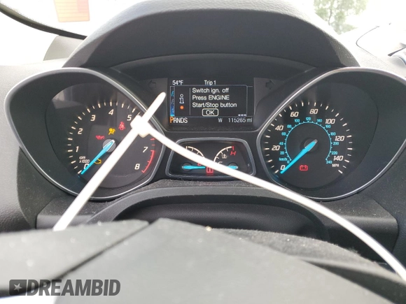 2014 Ford Escape Titanium with VIN 1FMCU9JX2EUB16376, listed as a Copart auction lot 56176425 with 115,265 mi miles and Clean Title. Bid and sale history available at DreamBid. Image 9.