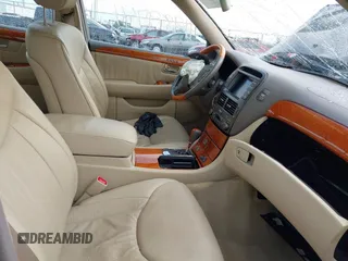 2005 Lexus LS 430 with VIN JTHBN36F450174554, listed as a IAAI auction lot 41989741 with Not Provided miles. Bid and sale history available at carsss.com. Image 5.