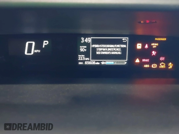 2018 Toyota Prius One z VIN JTDKDTB38J1616269, wystawiony jako IAAI lot #42233140 z przebiegiem 65 608 mil mil oraz . Historia ofert i sprzedaży dostępna na DreamBid. Obrazek 15.