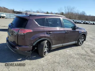 2018 Toyota RAV4 XLE with VIN 2T3RFREVXJW851654, listed as a Copart auction lot 48961055 with 166,664 mi miles and Salvage Title. Bid and sale history available at DreamBid. Image 3.