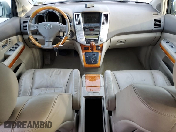2009 Lexus RX 350 with VIN 2T2HK31U19C122414, listed as a Copart auction lot 50369185 with 169,277 mi miles and Salvage Title. Bid and sale history available at DreamBid. Image 8.
