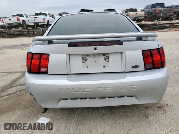 2002 Ford Mustang Standard with VIN 1FAFP40452F129857, listed as a Copart auction lot 45167465 with 0 mi miles and Salvage Title. Bid and sale history available at carsss.com. Image 6.