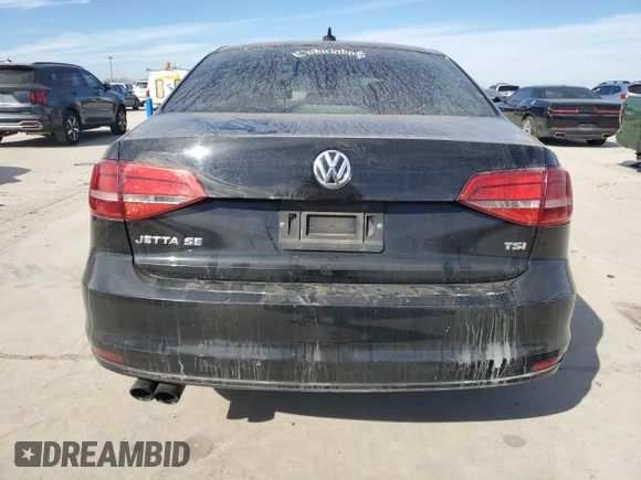 2015 Volkswagen Jetta Sedan 1.8T SE w/Connectivity with VIN 3VWD07AJXFM275671, listed as a Copart auction lot 88924785 with 0 mi miles and Clean Title. Bid and sale history available at carsss.com. Image 6.