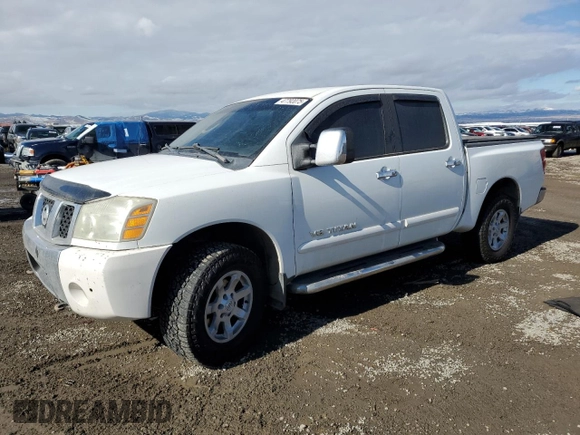 2005 Nissan Titan SE with VIN 1N6AA07B75N517649, listed as a Copart auction lot 47792075 with 188,775 mi miles and Clean Title. Bid and sale history available at carsss.com. Image 1.