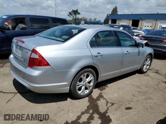 2012 Ford Fusion SE with VIN 3FAHP0HGXCR198032, listed as a Copart auction lot 56232155 with 130,473 mi miles and Clean title. Bid and sale history available at DreamBid. Image 3.
