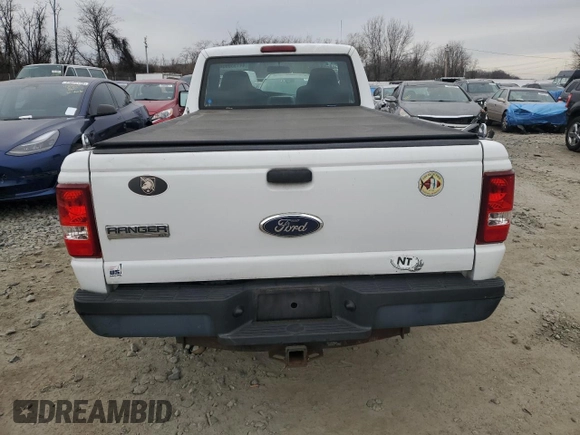 2007 Ford Ranger XL Fleet with VIN 1FTYR10E07PA61618, listed as a Copart auction lot 44193005 with 117,829 mi miles and Salvage Title. Bid and sale history available at carsss.com. Image 6.