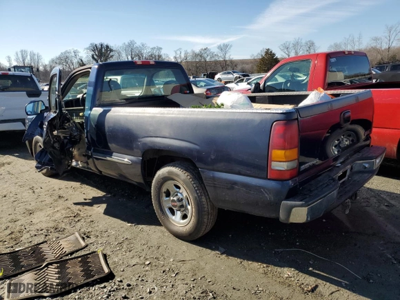 1999 GMC New Sierra 1500 SLE with VIN 1GTEC14W5XE549983, listed as a Copart auction lot 88355995 with 0 mi miles and Salvage Title. Bid and sale history available at carsss.com. Image 2.
