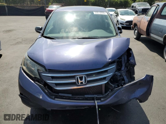 2013 Honda CR-V LX with VIN 3CZRM3H31DG703968, listed as a Copart auction lot 53812955 with 83,679 mi miles and Salvage Title. Bid and sale history available at carsss.com. Image 5.