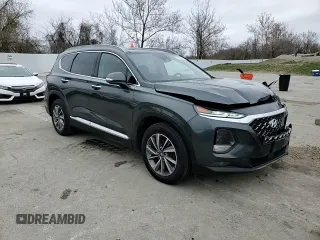 2019 Hyundai Santa Fe Limited with VIN 5NMS5CAD6KH133975, listed as a Copart auction lot 81969714 with 99,275 mi miles and Salvage Title. Bid and sale history available at carsss.com. Image 12.