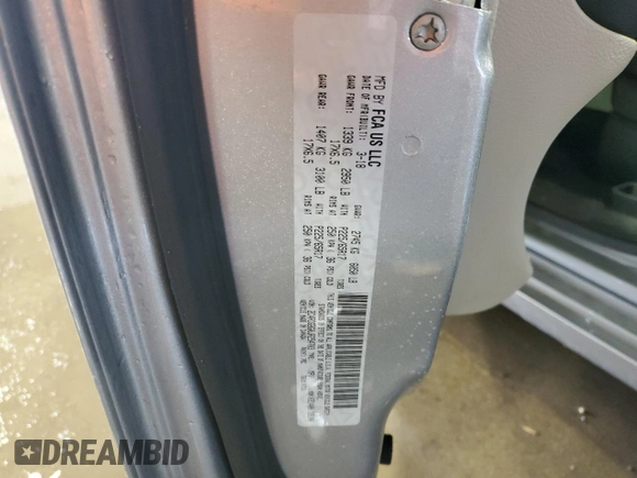 2018 Dodge Grand Caravan SE Plus with VIN 2C4RDGBG0JR254703, listed as a Copart auction lot 52235875 with 96,522 mi miles and Clean Title. Bid and sale history available at DreamBid. Image 13.