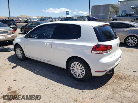 2010 Volkswagen Golf with VIN WVWAB7AJ6AW405034, listed as a Copart auction lot 54732194 with 106,690 mi miles and Salvage title. Bid and sale history available at DreamBid. Image 2.