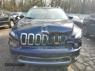 2015 Jeep Cherokee Limited with VIN 1C4PJLDB6FW507807, listed as a Copart auction lot 44366245 with 117,453 mi miles and Salvage Title. Bid and sale history available at DreamBid. Image 5.