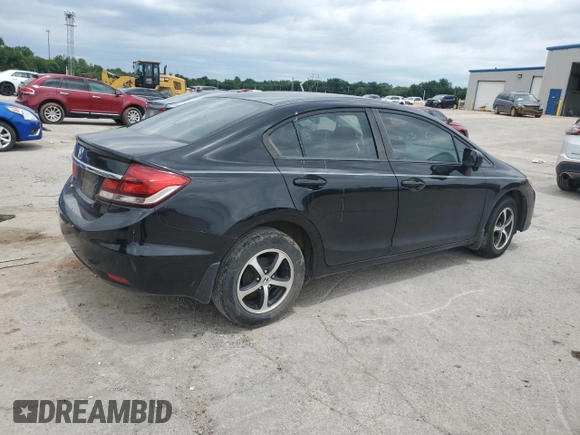 2015 Honda Civic SE z VIN 19XFB2F76FE082210, wystawiony jako Copart lot #57762515 z przebiegiem Nie podano mil oraz Szkoda całkowita • Salvage title. Historia ofert i sprzedaży dostępna na DreamBid. Obrazek 3.