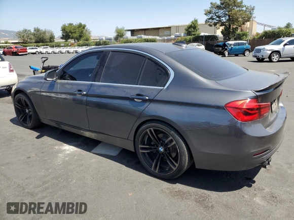 2018 BMW 3 Series 330i with VIN WBA8B9C54JK677077, listed as a Copart auction lot 60683205 with 71,120 mi miles and Salvage title. Bid and sale history available at DreamBid. Image 2.
