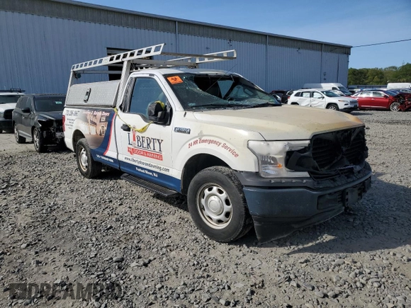2018 Ford F-150 XL with VIN 1FTMF1CB6JKC18100, listed as a Copart auction lot 55237045 with 175,667 mi miles and Salvage title. Bid and sale history available at DreamBid. Image 4.