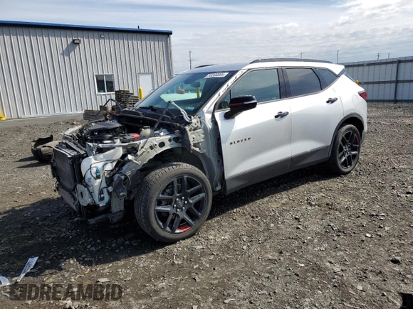 2021 Chevrolet Blazer LT with VIN 3GNKBHRS7MS571254, listed as a Copart auction lot 58269005 with 95,554 mi miles and Salvage title. Bid and sale history available at DreamBid. Image 1.