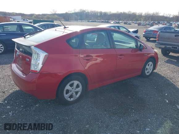 2010 Toyota Prius II with VIN JTDKN3DU0A0143461, listed as a IAAI auction lot 41949885 with 249,389 mi miles and . Bid and sale history available at DreamBid. Image 4.