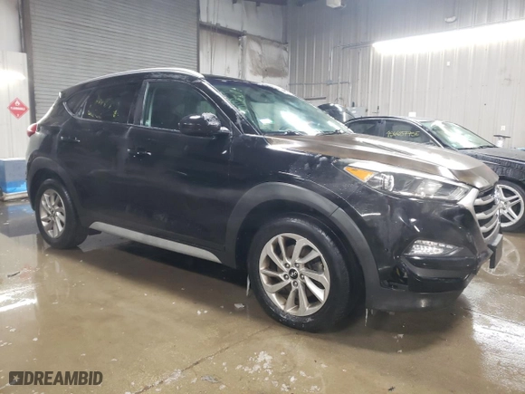2017 Hyundai Tucson SE with VIN KM8J3CA43HU409768, listed as a Copart auction lot 45469895 with 100,657 mi miles and Salvage Title. Bid and sale history available at carsss.com. Image 4.