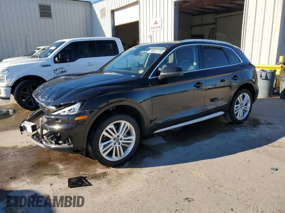 2018 Audi Q5 Premium Plus with VIN WA1BNAFY3J2073828, listed as a Copart auction lot 46827735 with Not Provided miles and Salvage Title. Bid and sale history available at DreamBid. Image 1.