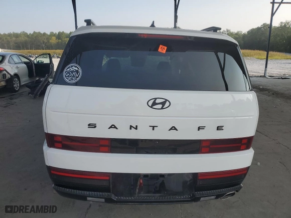 2024 Hyundai Santa Fe Calligraphy with VIN 5NMP54GL2RH040519, listed as a Copart auction lot 70728274 with 0 mi miles and Salvage Title. Bid and sale history available at carsss.com. Image 6.