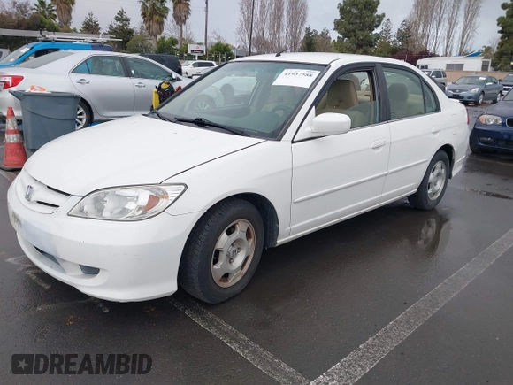 2005 Honda Civic with VIN JHMES96685S024184, listed as a IAAI auction lot 41937588 with 97,161 mi miles and . Bid and sale history available at DreamBid. Image 2.
