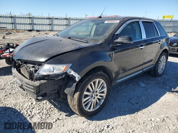 2014 Lincoln MKX with VIN 2LMDJ6JKXEBL02774, listed as a Copart auction lot 76390634 with 110,113 mi miles and Salvage Title. Bid and sale history available at DreamBid. Image 1.