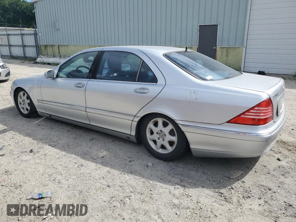 2000 Mercedes-Benz S-Class with VIN WDBNG75J6YA043807, listed as a Copart auction lot 70151654 with 0 mi miles and Clean Title. Bid and sale history available at carsss.com. Image 2.