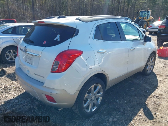 2016 Buick Encore Premium with VIN KL4CJDSB3GB617658, listed as a IAAI auction lot 41608967 with 77,566 mi miles and . Bid and sale history available at carsss.com. Image 4.