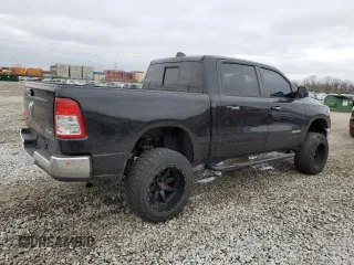 2019 Ram 1500 Big Horn/Lone Star with VIN 1C6RRFFG5KN846027, listed as a Copart auction lot 51250215 with 62,814 mi miles and Salvage Title. Bid and sale history available at carsss.com. Image 3.