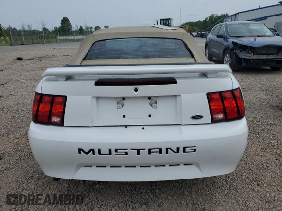 2004 Ford Mustang Deluxe with VIN 1FAFP446X4F238670, listed as a Copart auction lot 60922635 with 121,880 mi miles and Salvage title. Bid and sale history available at DreamBid. Image 6.