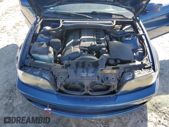 2001 BMW 3 Series 325Ci with VIN WBABS33421JY55178, listed as a Copart auction lot 84143274 with 172,653 mi miles and Salvage Title. Bid and sale history available at carsss.com. Image 11.