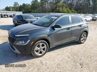 2022 Hyundai Kona SEL with VIN KM8K62AB0NU911024, listed as a Copart auction lot 47071205 with 52,604 mi miles and Salvage Title. Bid and sale history available at carsss.com. Image 1.