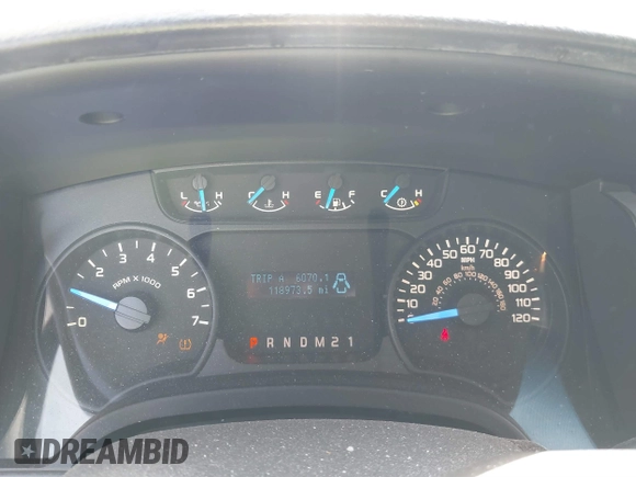 2014 Ford F-150 XL with VIN 1FTEW1CM5EKD24727, listed as a IAAI auction lot 41794641 with 118,973 mi miles and . Bid and sale history available at DreamBid. Image 7.